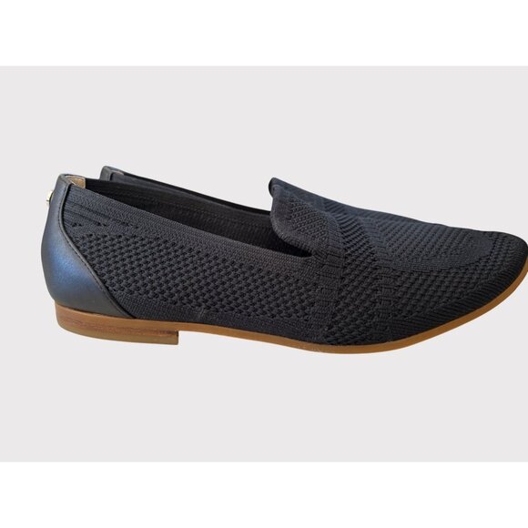 Cole Haan Womens Grandseries Loafers Size 7.5 Black Knit & Leather Slip-On - Picture 5 of 7